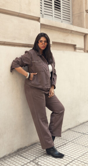 Alternative view of MOM DESPUNTE SUED PLUS SIZE